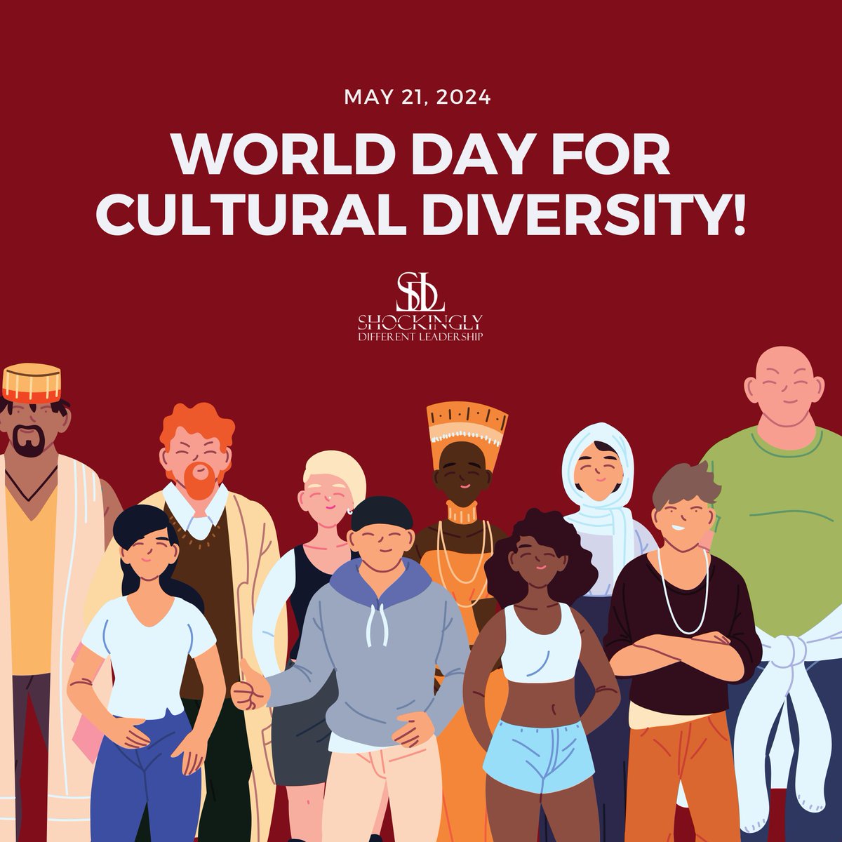 🌍 We all play a role in promoting understanding, respect, and appreciation for all cultures, fostering unity and harmony across borders. 

Happy World Day for Cultural Diversity! 🎊 

#CulturalDiversity #WorldDay #UnityInDiversity #CelebrateCulture