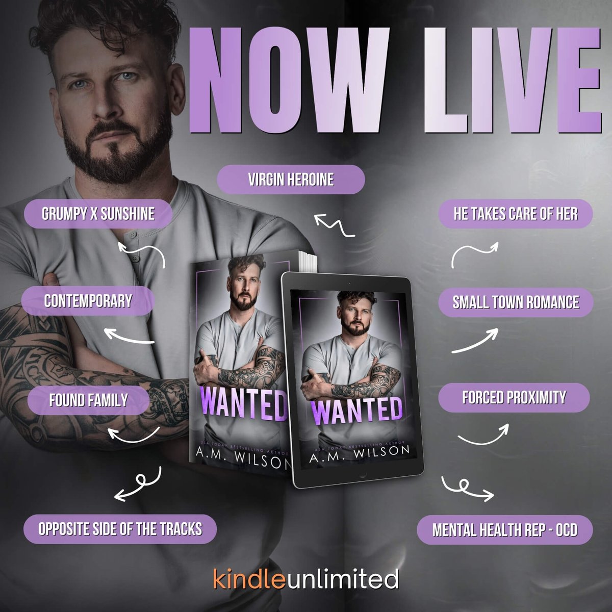 ✨New Book Alert: WANTED by @AMWilsonAuthor! #OneClickHere mybook.to/ReadWanted Available in KU #bookish #theauthoragency