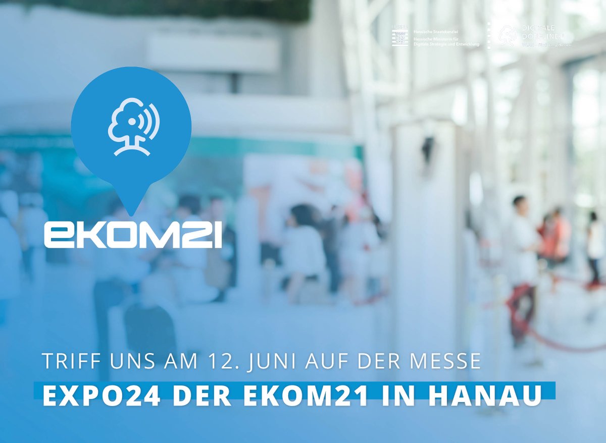 𝐃𝐮 𝐦ö𝐜𝐡𝐭𝐞𝐬𝐭 𝐮𝐧𝐬 𝐩𝐞𝐫𝐬ö𝐧𝐥𝐢𝐜𝐡 𝐤𝐞𝐧𝐧𝐞𝐧𝐥𝐞𝐫𝐧𝐞𝐧? 🤩🤓
Dann nutze die Gelegenheit und triff uns auf der eXPO24, der Hausmesse der ekom21!
📍 Am 𝟏𝟐. 𝐉𝐮𝐧𝐢 𝟐𝟎𝟐𝟒 im Congress Park Hanau