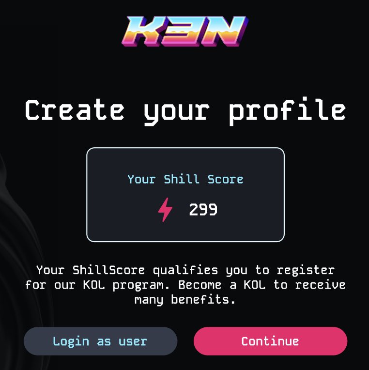 This is why we need a platform and tracks and scores all type of influencers &amp; KOLs and continuously measure their performance.

Our goal is to make KOLs great again by bringing more transparency and accountability to the space 🚀

Are you ready to know your shill score? 👀