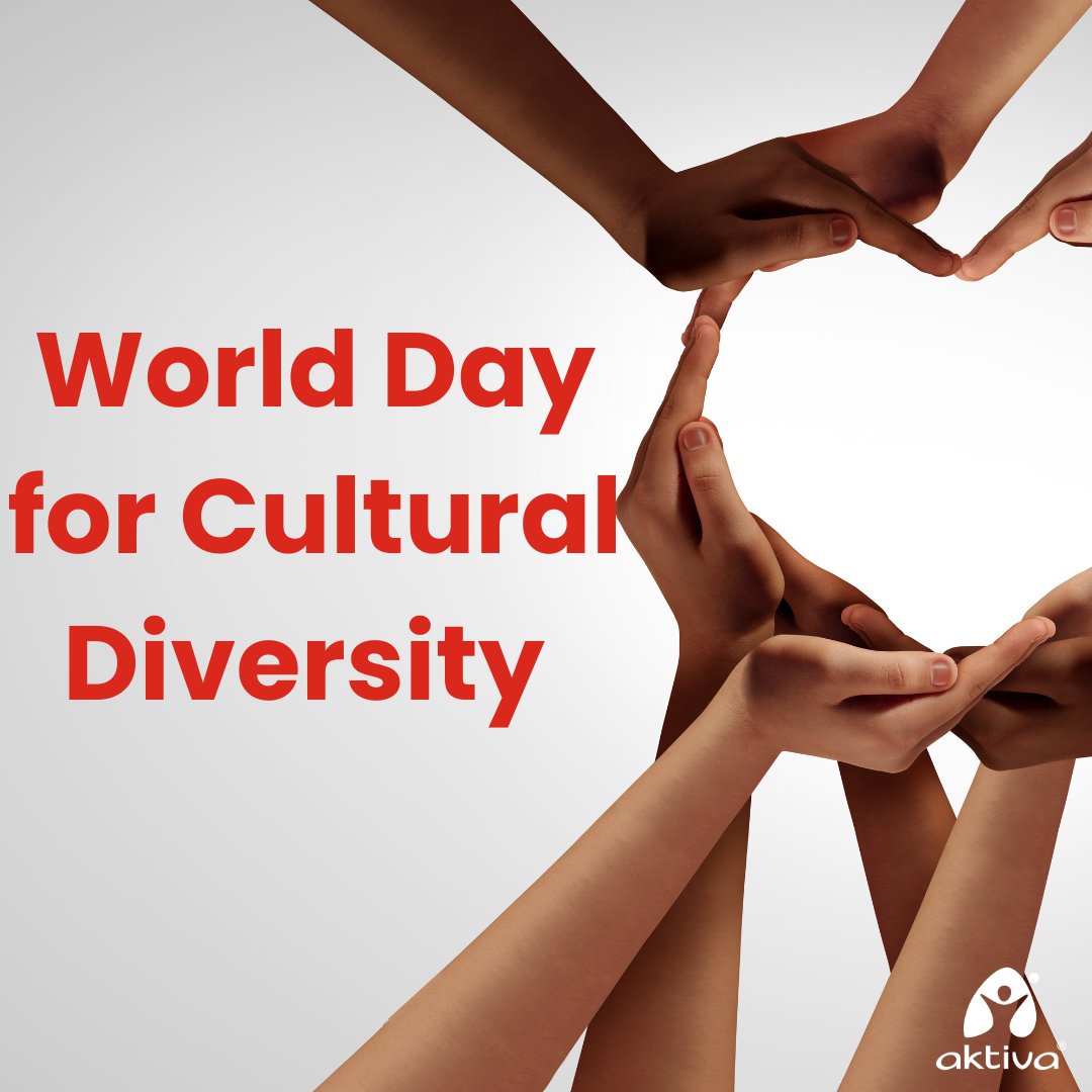 Let's appreciate the different cultures that make our world special. Try new food, learn fun facts about other countries, or watch a movie in a different language! 

#worldculturaldiversityday #learnfromeachother #culturalexchange #diversity #culture #aktiva