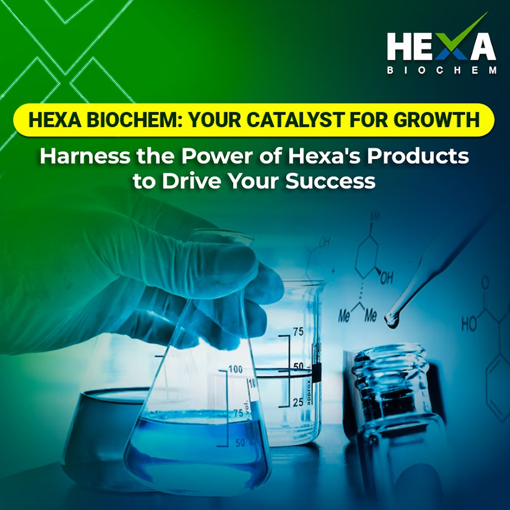 Join us and discover a world of effortless excellence, where your goals become a reality. Let's shape a brighter future together, where every achievement is a testament to our collective potential. #HexaBiochem #CustomerEnrichment #ExcellenceMadeEasy #ChemicalTechnology