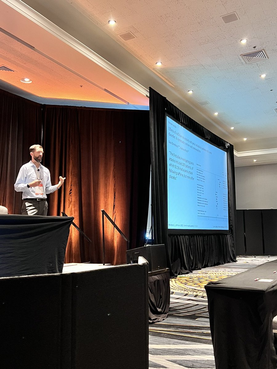 BSinger10's tweet image. Here is @SportsRD_PhD discussing association between caffeine use and anxiety @fuelingvictory_ #CPSDA2024