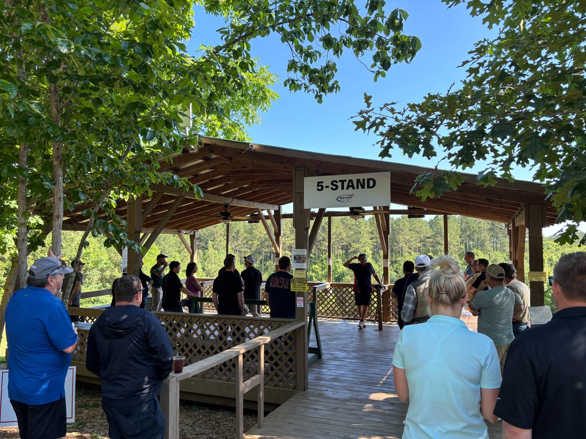 Here at Hyatt Farms Shooting Complex for the 2nd Annual EJF Clays for Causes. We are looking forward to a day full of fun, competition, and raising money for a good cause! Check out the silent auction to bid on some cool items before it closes at 3 PM. bit.ly/3WLdWlE