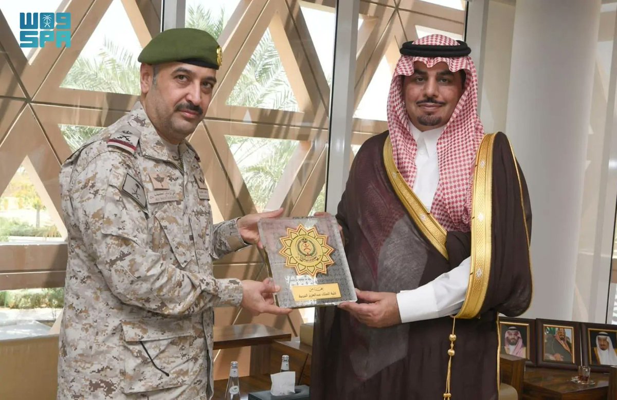 محافظ الدرعية يستقبل قائد كلية الملك عبدالعزيز الحربية. spa.gov.sa/ar/w2107966 #واس_عام