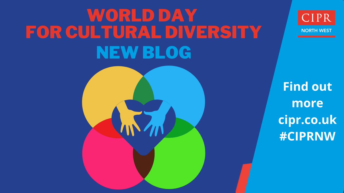 CIPRNORTHWEST's tweet photo. Today to mark World Day for Cultural Diversity for Dialogue and Development, committee member @deepathomas shares her top tips if you are communicating to a diverse culture 👉 https://t.co/S9FHxSUV88

@UNESCO @CIPR_Global #CulturalDiversity #CIPRNW https://t.co/f0c7ivXJMn