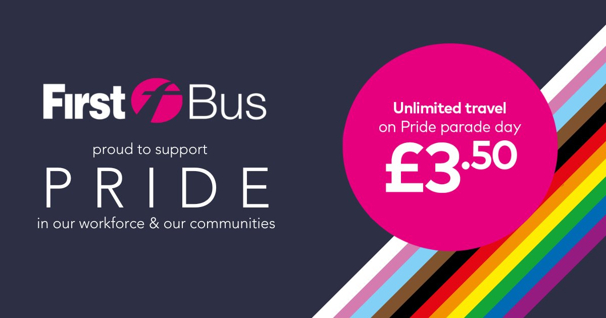 We're excited to celebrate our LGBTQ+ colleagues and communities at the York Pride parade & Knavesmire festival on Saturday 1st June 🚍🌈 We're launching a discounted Pride Day ticket especially for the occasion! Find out more at bit.ly/3wIY1JO