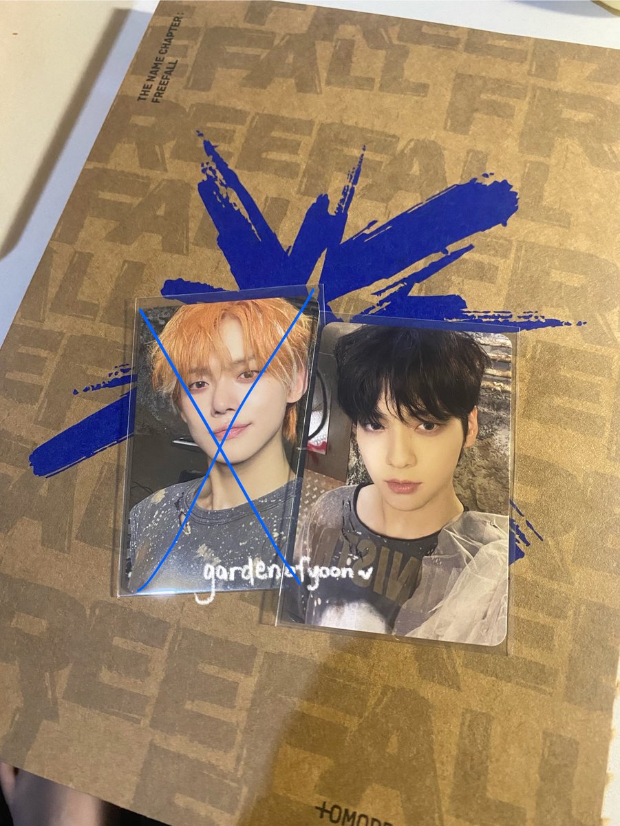 gardenofyoon's tweet photo. 🍶 #e_xchange .ᐟ 

■ have:  
▸ soobin melancholy  
  
□ want:  
▸ any pc in 2nd pic! hueningkai wv prio

t. wtt lft txt freefall fight or escape weverse temptation farewell nightmare https://t.co/KAML7rkxHi