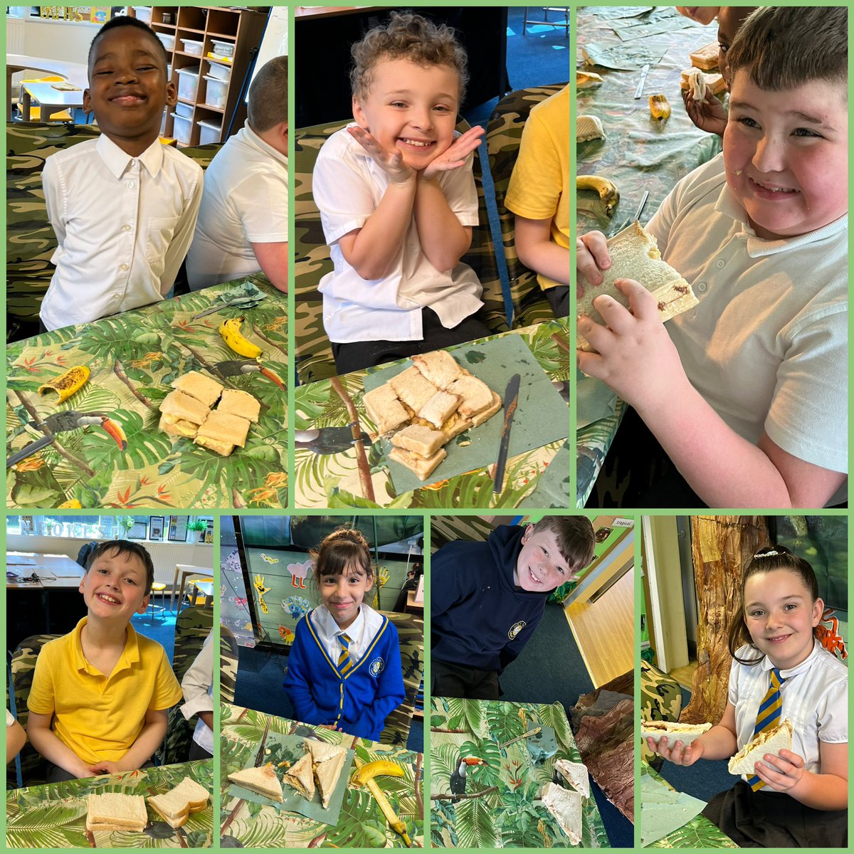 HolySpiritWA9's tweet photo. #Rainforst enjoyed making some banana butties today 🍌 - some of us were unsure at first but we all enjoyed them in the end! #DTFood #SEL https://t.co/Ju1r2UyOPQ
