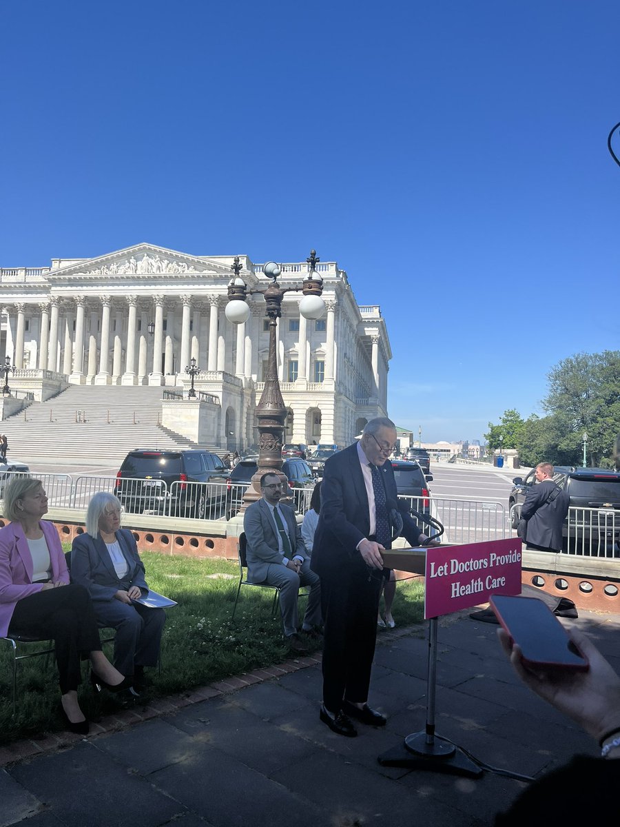 Senate Dems are holding a press conference on reproductive rights this morning Murray says that Dems won’t support Cruz and Britt’s IVF bill “We are not going to accept any legislation that puts personhood into law.”