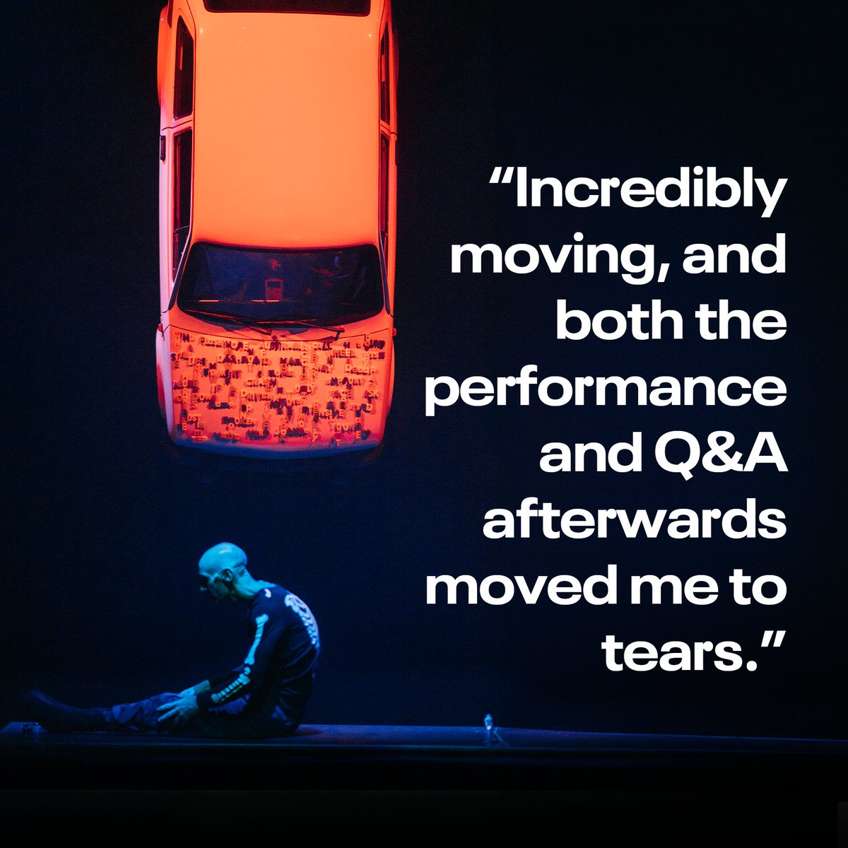 Not long until we welcome an Accident/a Life to the Royal 👏 In a split second at 20, Marc went from ballet dancer to paraplegic. Now, he tells his story of the accident and the life that followed through dance. Audience feedback below 👇 🎟️ pulse.ly/nyqat1dxwg