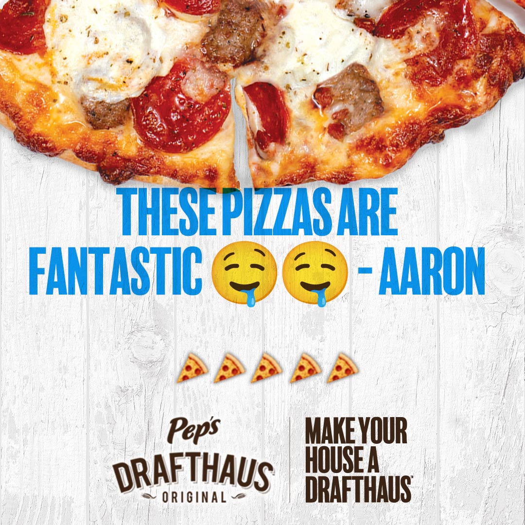 Aaron gets us. 😍 🍕

#PepsDrafthaus 
#WisconsinsPizza
