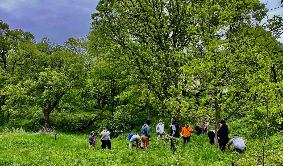 Thank you to the <a href="/madisonpolice/">Madison Police</a> Department for joining Ian's Legacy Conservation crew out on-site last week!