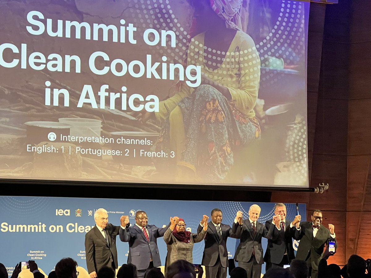 Last week at #CleanCookingSummit hosted by <a href="/IEA/">International Energy Agency</a> &amp; co-chaired by H.E <a href="/SuluhuSamia/">Samia Suluhu</a> , H.E <a href="/jonasgahrstore/">Jonas Gahr Støre</a>, Dr. <a href="/akin_adesina/">Akinwumi A. Adesina</a>. $ 2.2 billion worth of financing &amp; investments were mobilized to address Clean Cooking in #Africa. Great leadership by Dr. Faith Birol &amp; the team. #energy