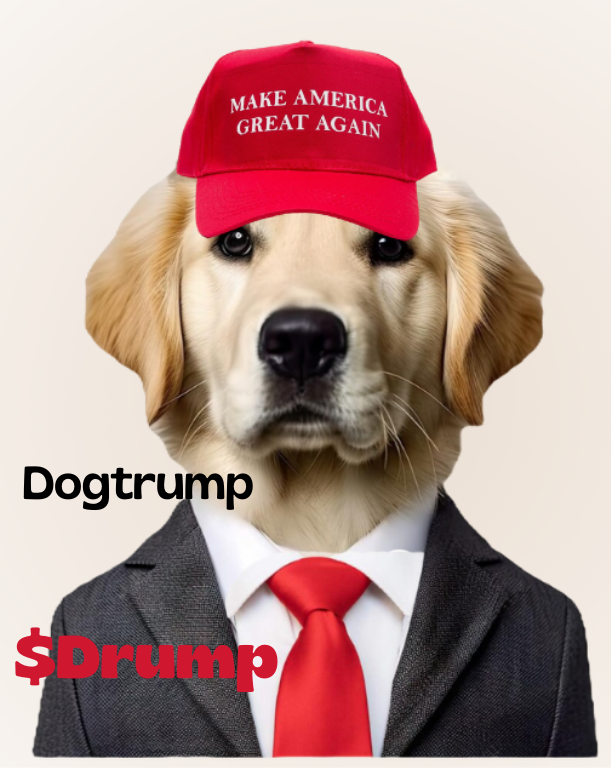 drump_sol's tweet photo. 🚀 Exciting news! We're launching tomorrow on https://t.co/lYvffOXobz! Get ready to join the Drump family and make dog memes great again! https://t.co/9WvwVxu0Sl