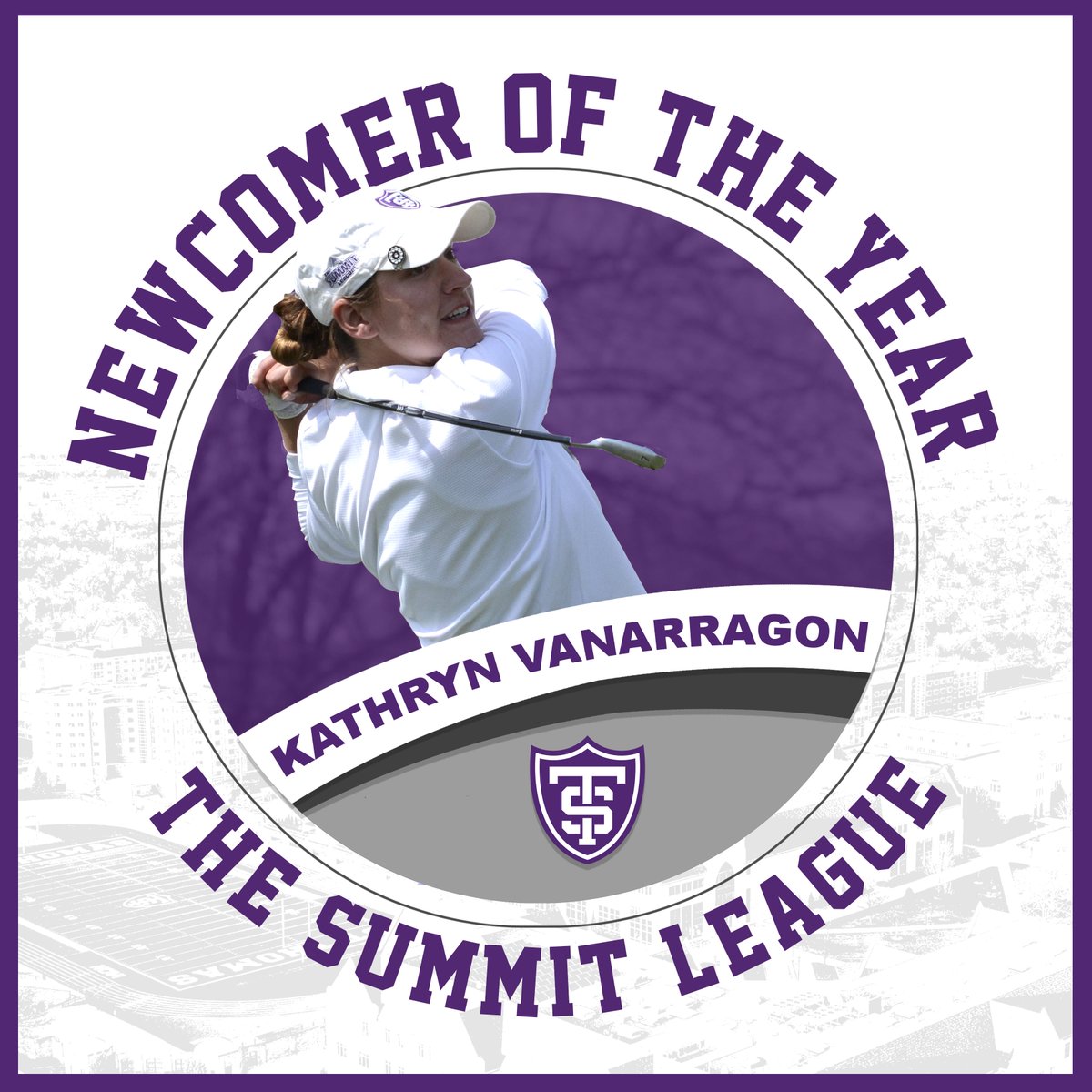 Women's Golf freshman, Kathryn VanArragon, earns @TheSummitLeague Newcomer of the Year! 📰: tinyurl.com/tk5xsx44 #RollToms