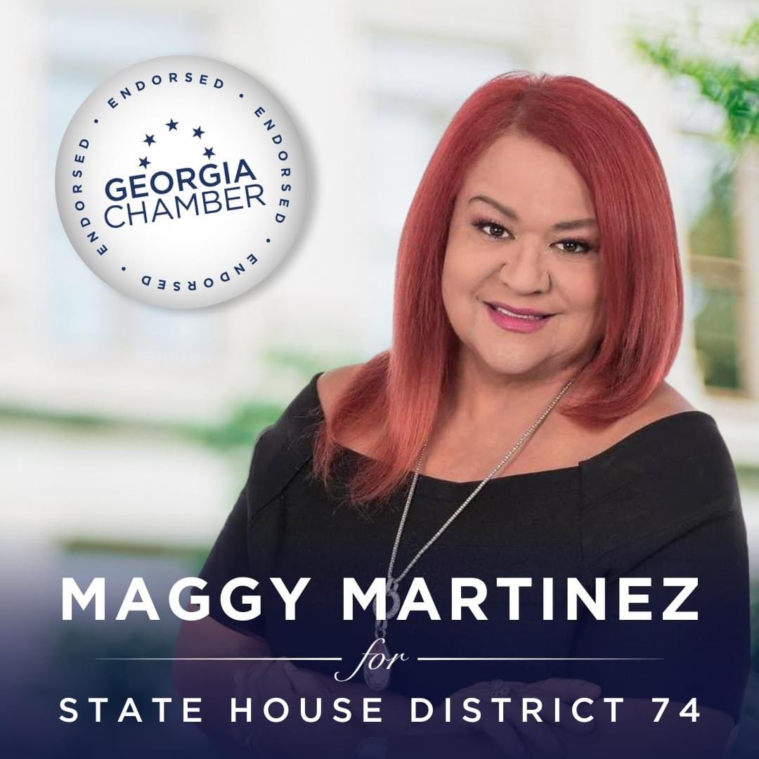 starboundpr's tweet image. Thank you to the Georgia Chamber of Commerce for this great endorsement. Small businesses are the wheel of power of Georgia and our nation. Thank you for recognizing my business and my leadership — I take pride on being part of the business community.
             Maggy Martinez