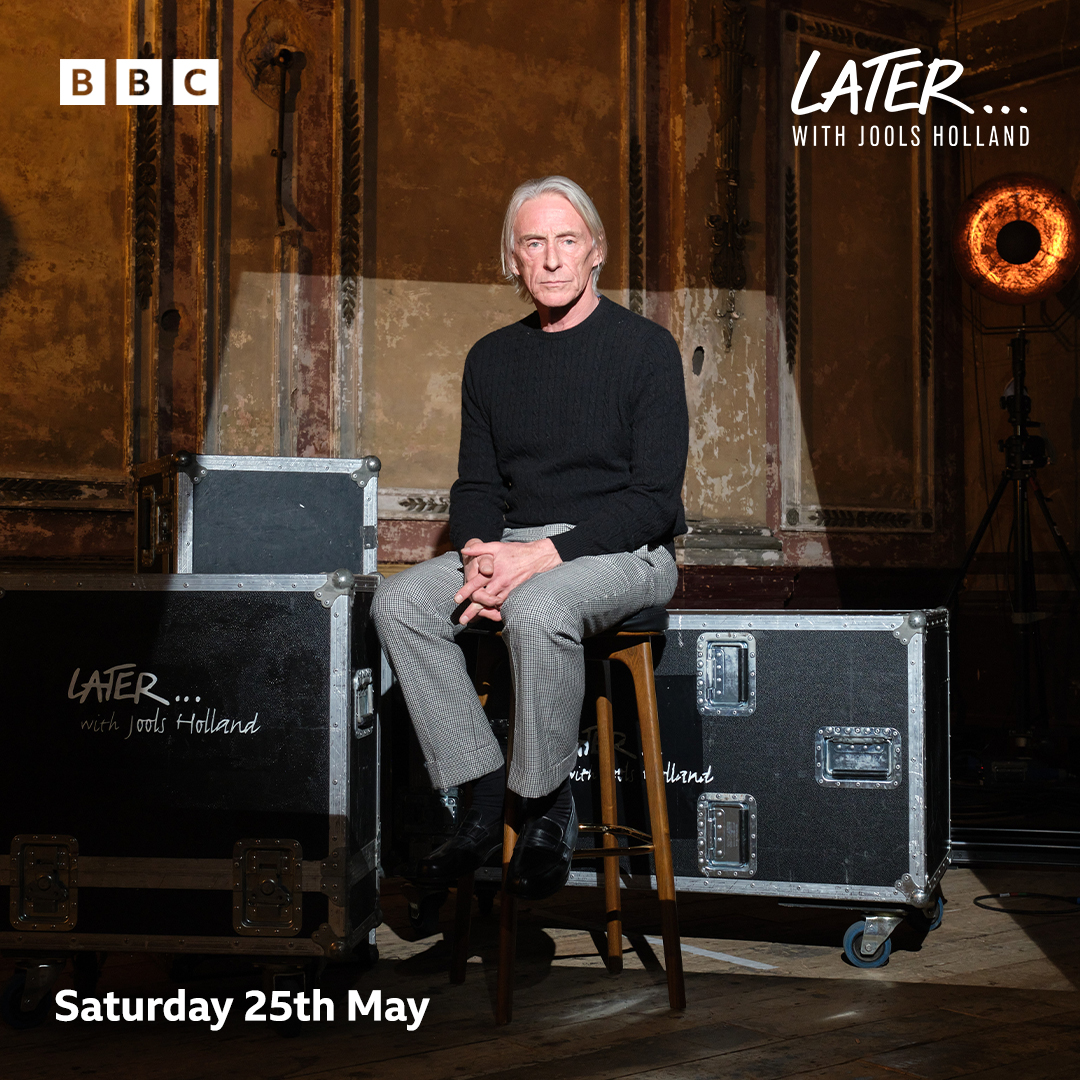 We're excited to announce that Paul and the band will be performing two track from '66' on '@BBCLater with... Jools Holland'.  Tune in, this Saturday (25 May) from 22:25 BST on @BBCTwo and @BBCiPlayer: found.ee/ZJYxyu