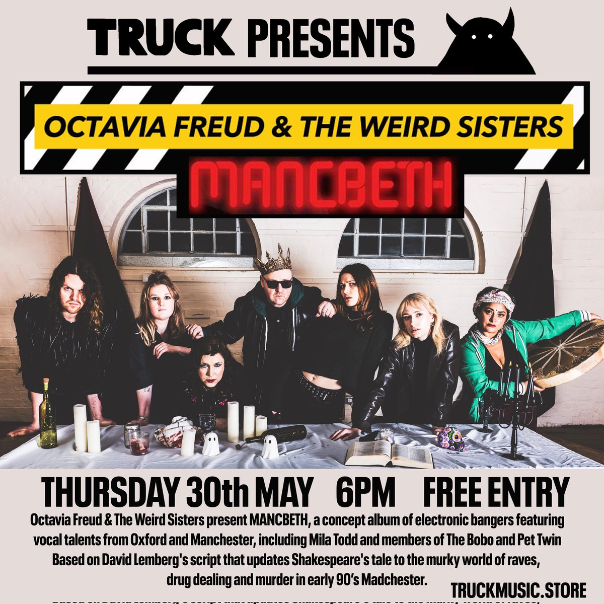 Octavia Freud (@freudoctavia) on Twitter photo Get yourself down to <a href="/TruckOxford/">Truck Oxford</a> Thursday 30 May for the album launch in store gig of our new album, 'Mancbeth' at 6pm. Will have myself <a href="/FreudOctavia/">Octavia Freud</a> on electronic production and a host of Oxford's finest vocal talents. mancbeth.co.uk Get yourself down to <a href="/TruckOxford/">Truck Oxford</a> Thursday 30 May for the album launch in store gig of our new album, 'Mancbeth' at 6pm. Will have myself <a href="/FreudOctavia/">Octavia Freud</a> on electronic production and a host of Oxford's finest vocal talents. mancbeth.co.uk