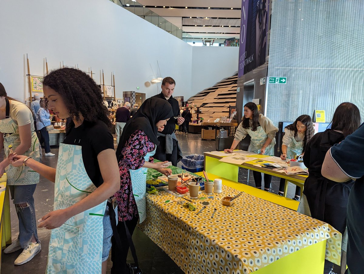 A morning exploring textiles at <a href="/VADundee/">V&A Dundee</a> for activity day <a href="/morganacademy1/">Morgan Academy</a>