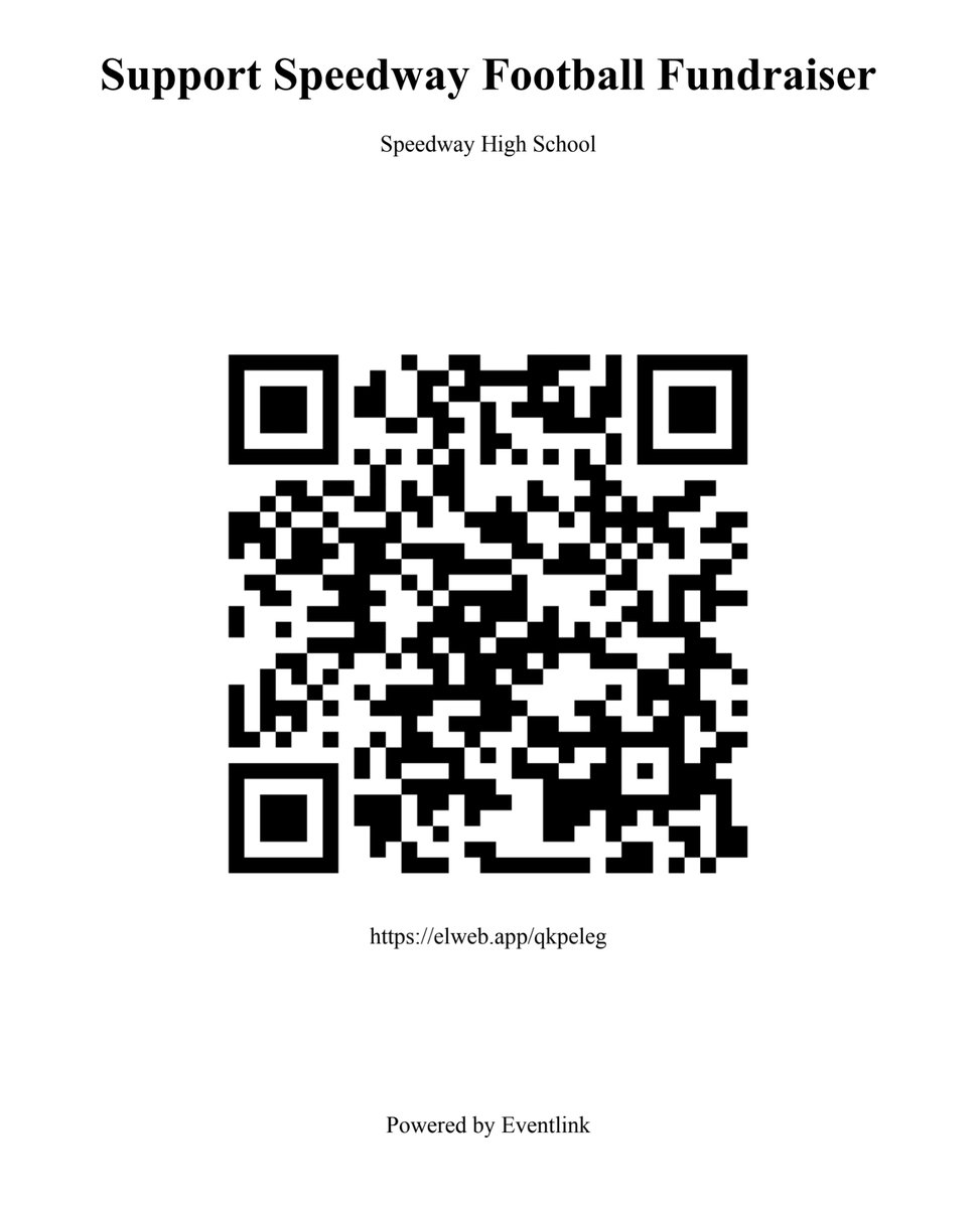 Sparkplug Football (@sparkplugfb) on Twitter photo Hello <a href="/SparkplugFB/">Sparkplug Football</a> family. We have kicked off our summer fundraiser. We greatly appreciate any and all support we receive from our sparkplug football family. You can scan the QR Code below or follow the link 2 help our great kids. GO PLUGS!
#ALLIN #FAMILY
public.eventlink.com/fundraising?cd… Hello <a href="/SparkplugFB/">Sparkplug Football</a> family. We have kicked off our summer fundraiser. We greatly appreciate any and all support we receive from our sparkplug football family. You can scan the QR Code below or follow the link 2 help our great kids. GO PLUGS!
#ALLIN #FAMILY
public.eventlink.com/fundraising?cd…