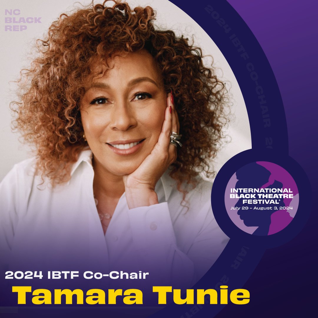 🌟Meet Tamara Tunie, your 2024 International Black Theatre Festival Co-Chair!

Stay tuned for the official announcement of productions on June 3rd, and secure your tickets at NCBlackRep.org.

#IBTF #InternationalBlackTheatreFestival #IBTF2024 #BlackTheatreHolyGround