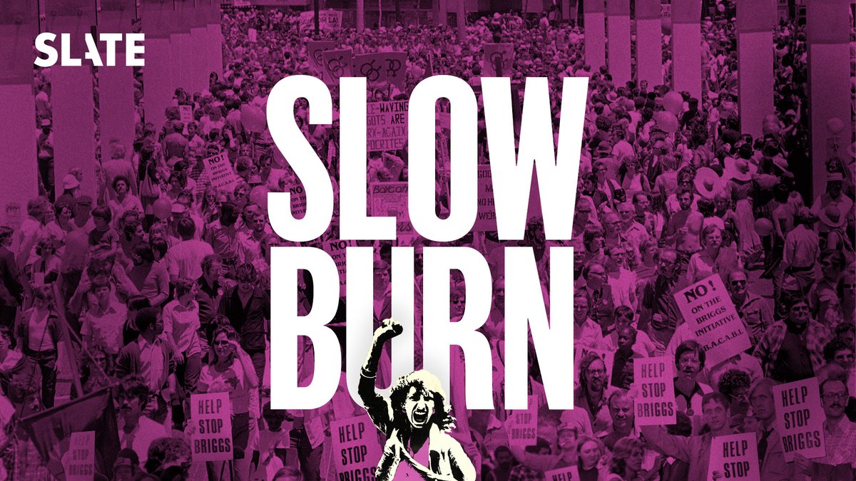 This Pride month, history podcast Slow Burn delves into the 1978 Briggs Initiative, which threatened to ban LGBTQ people from working in public schools. Don’t miss the Exclusive Live Taping of Slow Burn at #Tribeca2024 on June 13th. Buy tickets at tribecafilm.com/films/slow-bur…