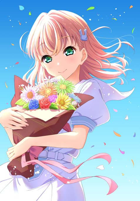 「花 ピンクのリボン」のTwitter画像/イラスト(新着)