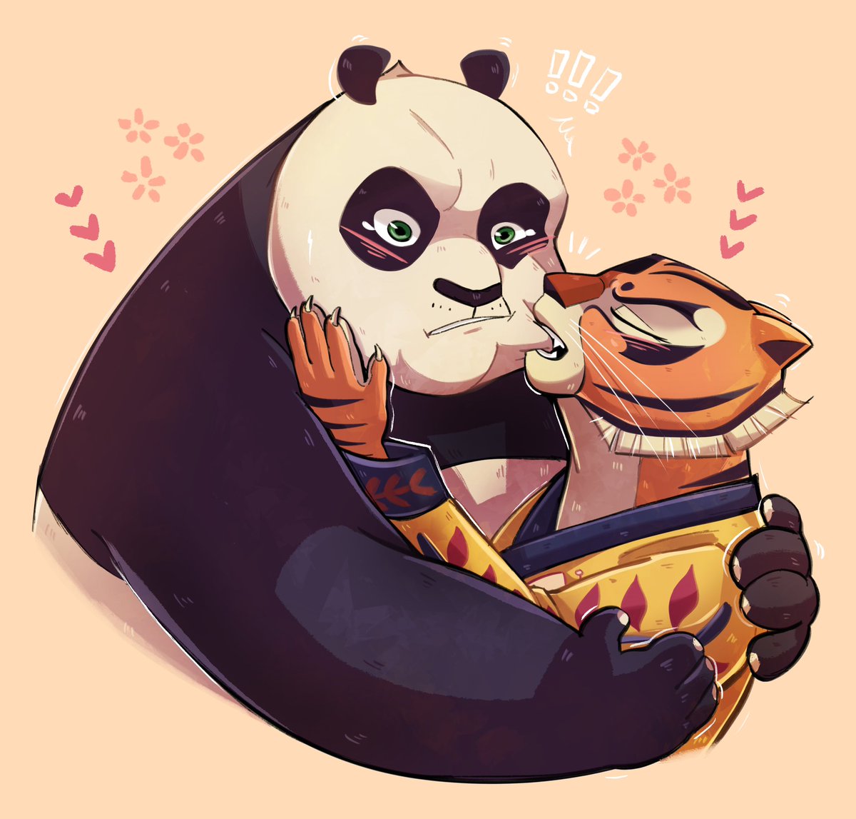 Threads of my Kung Fu Panda Po and Tigress’ comics 🧵🪡