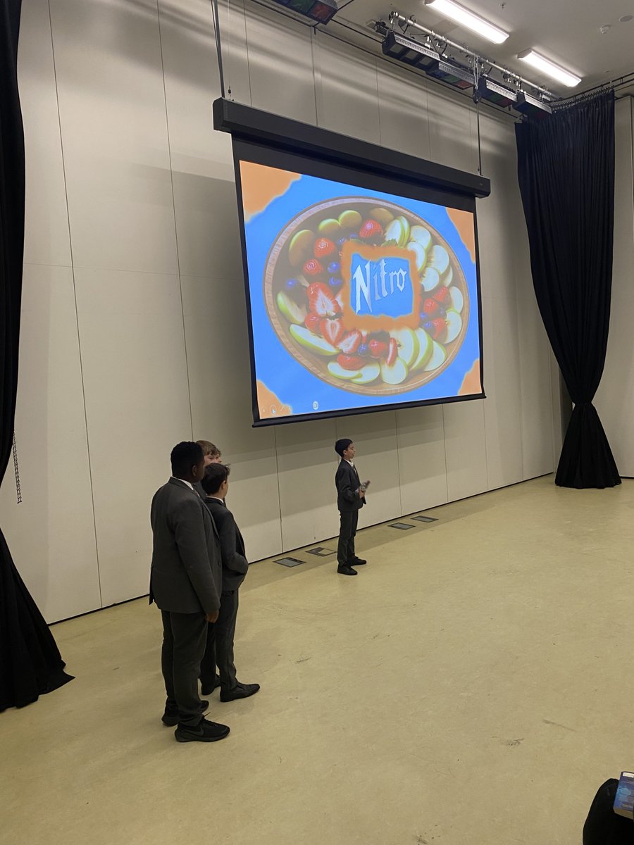 🐉 Over the past six weeks, our Year 7 students created delicious and sustainable food/drink products inspired by 'Dragon's Den.' All eight forms participated, designing logos with AI and presenting in assembly. Congrats to 7DH for winning with Ramberry Co!