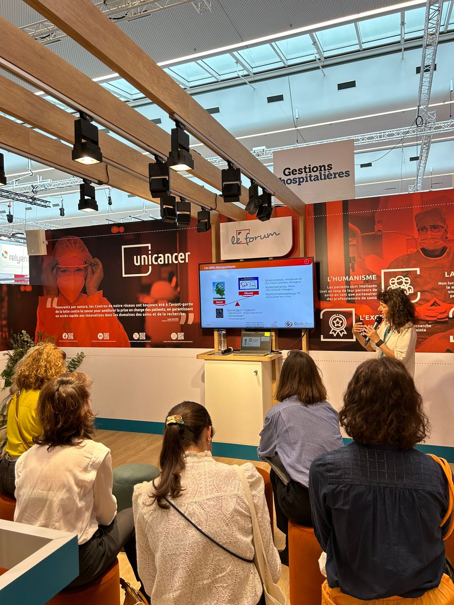 #SantExpo 📌🔸 Nous clôturons les conférences du jour avec une session sur la thématique 'Améliorer l’efficacité des Chimeric Antigen Receptor (CAR)-T cells pour le traitement du #lymphome cérébral primitif (LCP)' avec Marion Alcantara et Carole Soussain de l'@institut_curie.