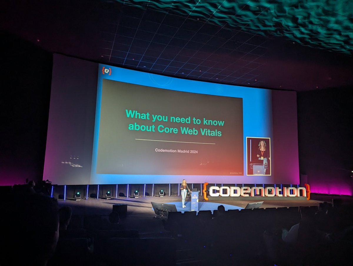 Ines Akrap (@inesakrap) on Twitter photo Officially best thing I ever heard before going on stage to give a tech talk: “Hit me baby one more time” approved and ready 😂🥰
Thanks <a href="/CodemoMadrid/">Codemotion Madrid</a> team for great support, huge thank you for everyone who attended and thanks <a href="/CarlyLRichmond/">Carly Richmond</a> for the 📸
#cwv #webperf #gde Officially best thing I ever heard before going on stage to give a tech talk: “Hit me baby one more time” approved and ready 😂🥰
Thanks <a href="/CodemoMadrid/">Codemotion Madrid</a> team for great support, huge thank you for everyone who attended and thanks <a href="/CarlyLRichmond/">Carly Richmond</a> for the 📸
#cwv #webperf #gde