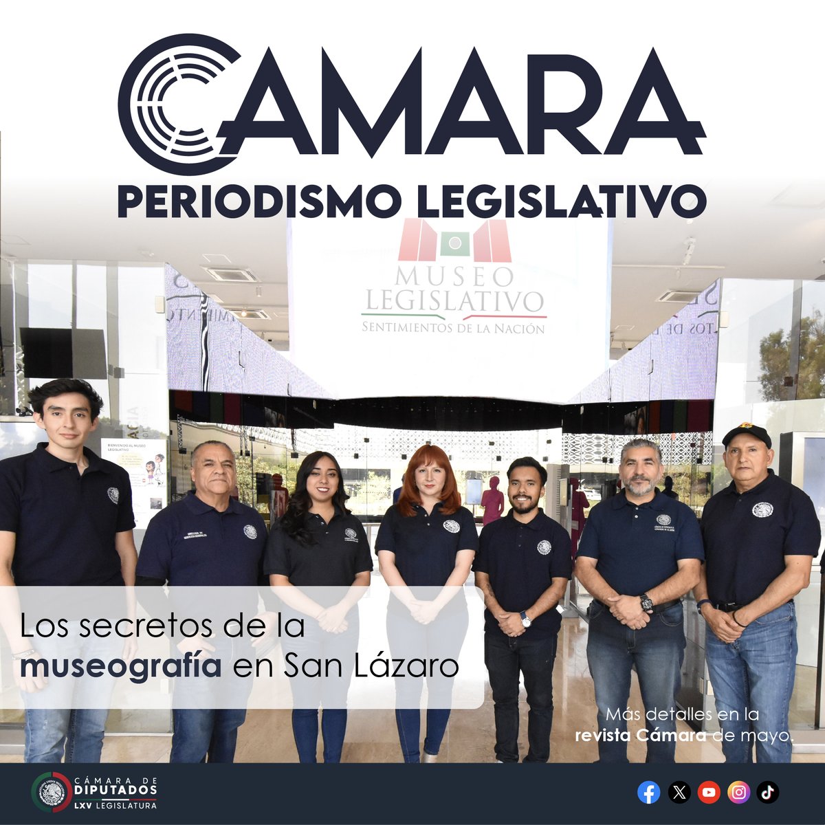 🖼️ 'Museografía en San Lázaro' es el área que se encarga de realizar y transmitir las ideas o conceptos de una exposición.

Conoce más sobre su labor en la #RevistaCámara: bit.ly/4bhSfhc