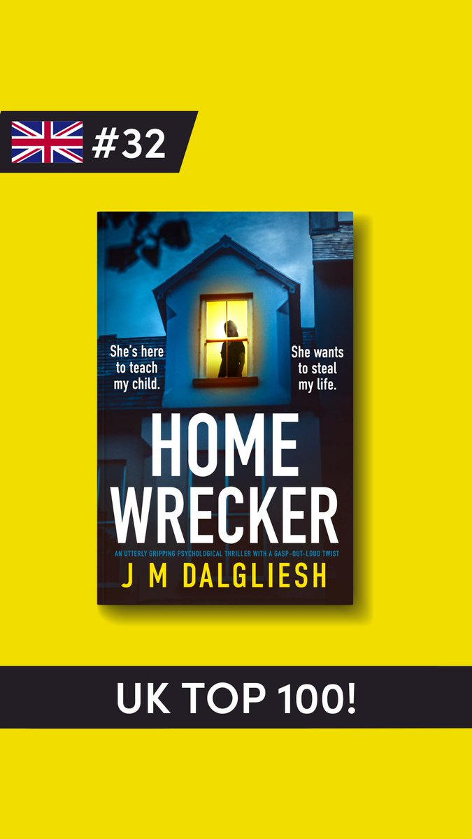 🎉 Hugest of congrats to @jmdalgliesh and #TeamBookouture 🎉 Within hours of pre-order being announced HOMEWRECKER has rocketed into the Top 100! She’s here to help my daughter. She wants to steal my life. Out on 8/8, pre-order available right now: geni.us/B0D47PRCS9cover