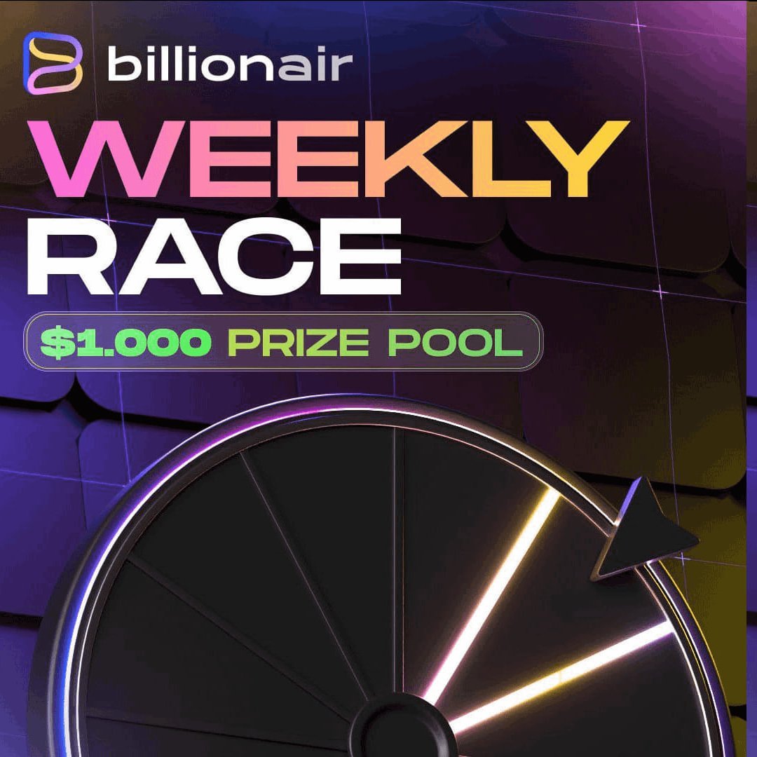 ⚡️Weekly Race ⚡️ 🚀 Our weekly race is starting. Get a chance to win $1,000 USDT! 🎰 Deposit at least 100$ to our platform and then spend at least 10$ on any games this week (slots/roulette etc.) and you're qualified until Sunday!