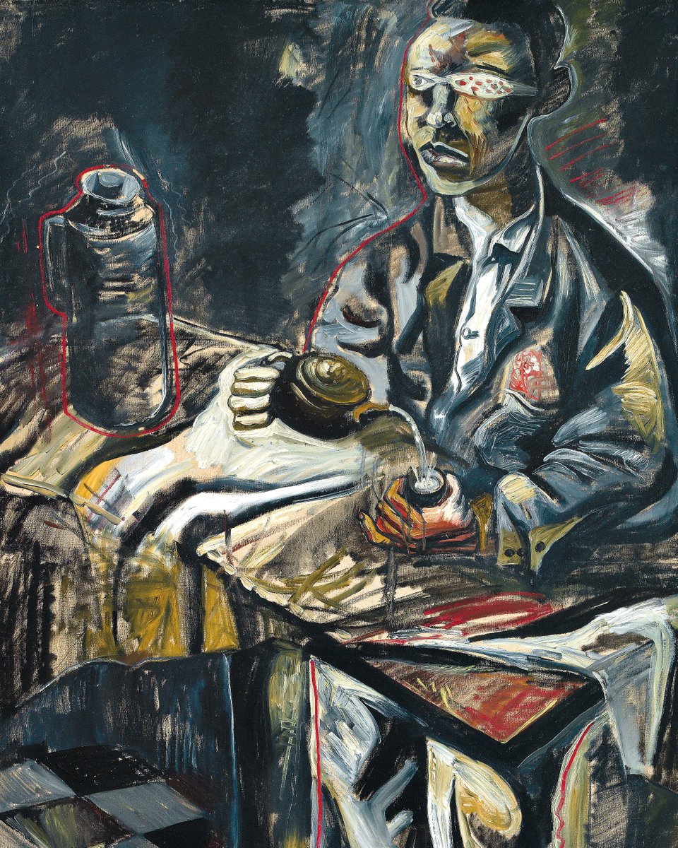 🫖🍵 Celebrating #InternationalTeaDay with #ZhangEnli’s ‘Tea Drinkers’ Using the outside world as a mirror, Enli documents the more prosaic aspects of contemporary life Learn more about the artist hw.visitlink.me/mj_3pD