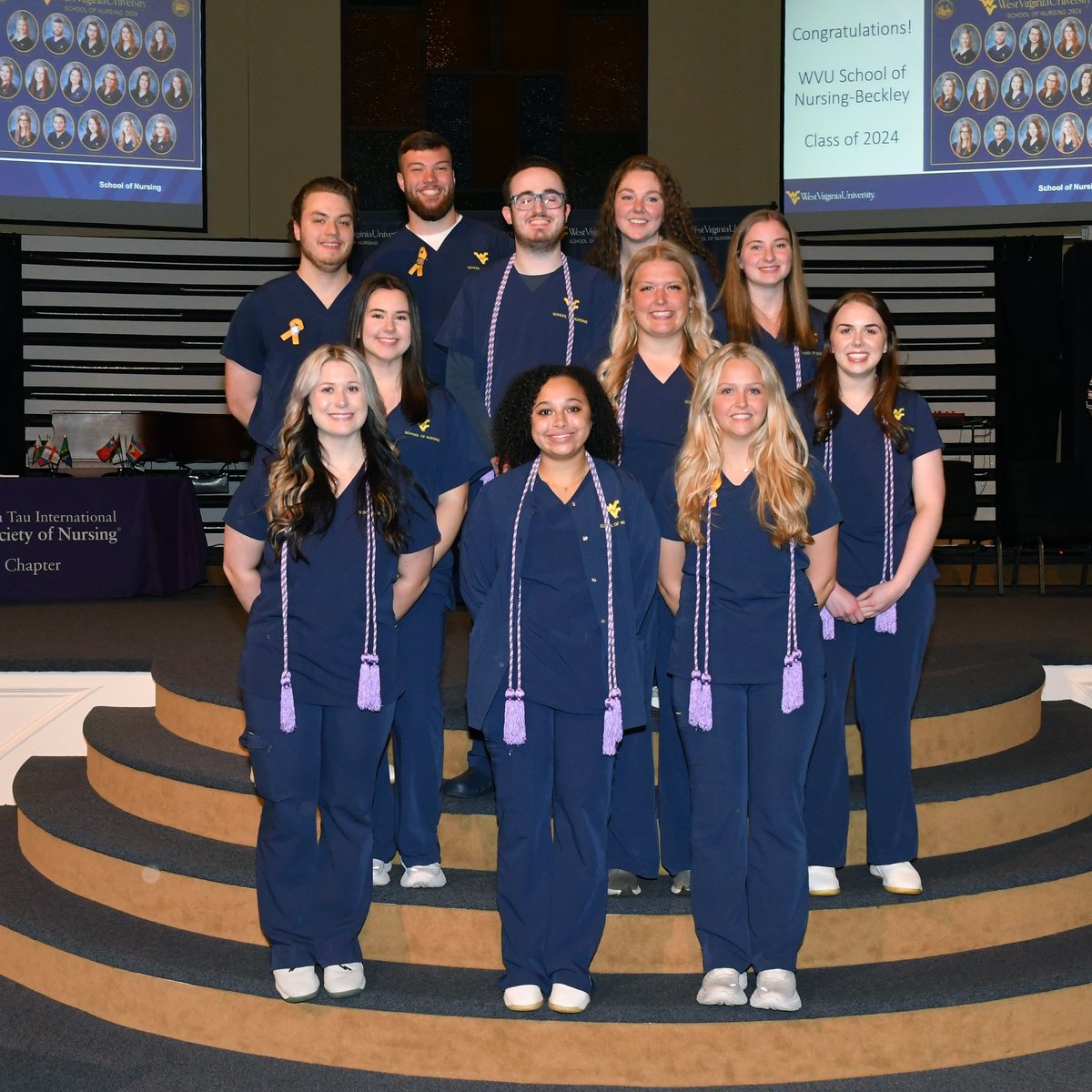 Congratulations to our most recent Sigma Theta Tau inductees at our Beckley Campus! 🩺 @WVU_Tech