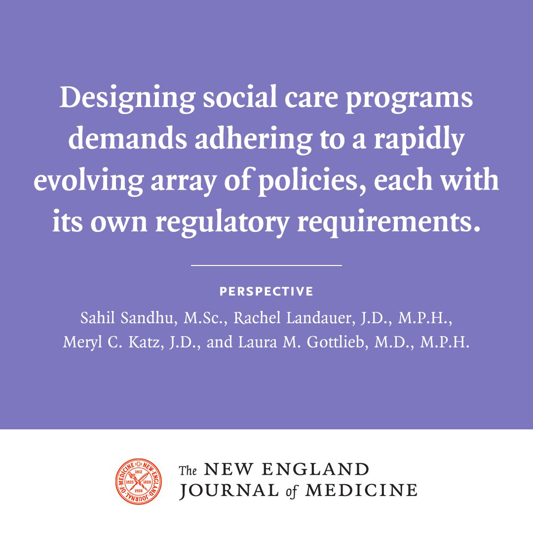 Perspective: Underestimated Challenges for Social Care Initiatives — Regulatory Compliance nej.md/3UT1sqC #HealthPolicy