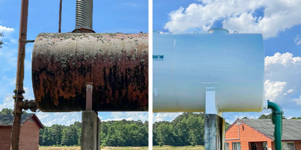 TanksDirect's tweet photo. The Harrison Lake National Fish Hatchery recognized the significance of updating the existing setup and began the project involving the removal, supply, and installation of a 7,500-gallon @highland storage tank.

Learn more about this project here: https://t.co/3NJRTf056l https://t.co/jtMcwmu0hA