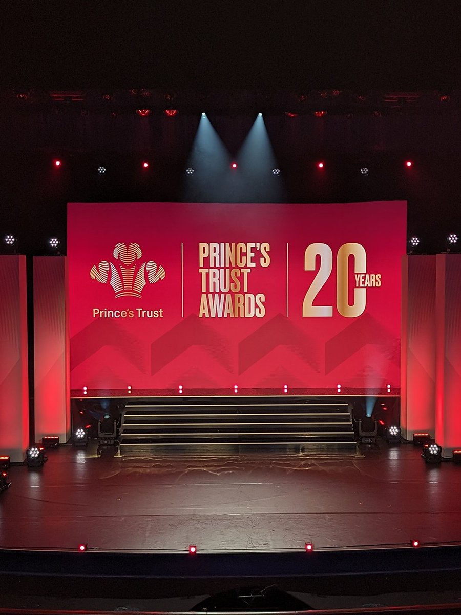 It’s showtime! Our special guests have arrived, and our winners are ready to take to the stage. We’re SO excited to celebrate the 20th Prince’s Trust and @TKMaxx_UK & @HomesenseUK Awards! 🏆 🎉 #PrincesTrustAwards
