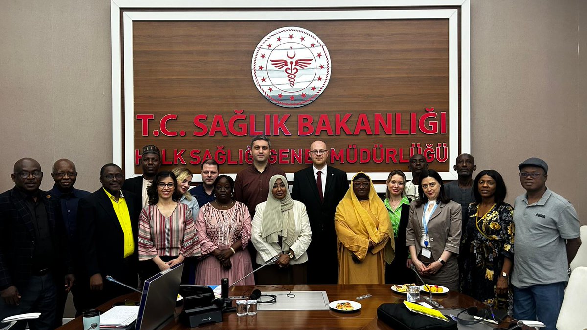 Nigerian delegation visits 🇹🇷 in 20-24 May, organized by @WHO and @saglikbakanligi with officials from Nigeria Health Authority and partner agencies @UNICEF, @gavi, CHAI and Balanzan Institute to explore advanced immunization supply chains and enhance vaccine management in 🇳🇬.