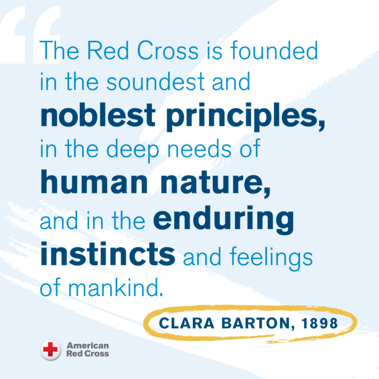We're commemorating 143 years of our lifesaving mission! ❤️ Our founder, Clara Barton, was inspired by the Red Cross movement in Europe, which provided neutral aid to those injured in combat. After volunteering with the @ICRC during the Franco-Prussian War, she brought the