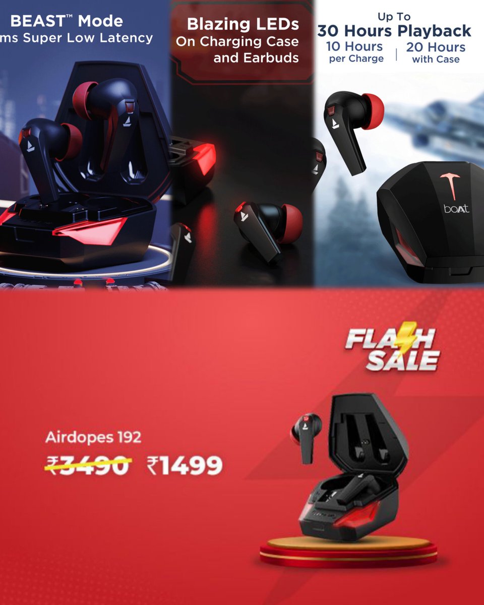 FaydaBazar24's tweet photo. 🎧 Don't miss out on the amazing deal for Get Airdopes 192 @ Rs 1499, originally worth 3490, only on boAt!

Use Code: SAVINGSPROMAX to unlock this offer.

🛒 SHOP NOW!https://t.co/0vOvP1kMt7 #boAt #wirelessaudio #GodMorningTuesday https://t.co/AdsUZZqM4c