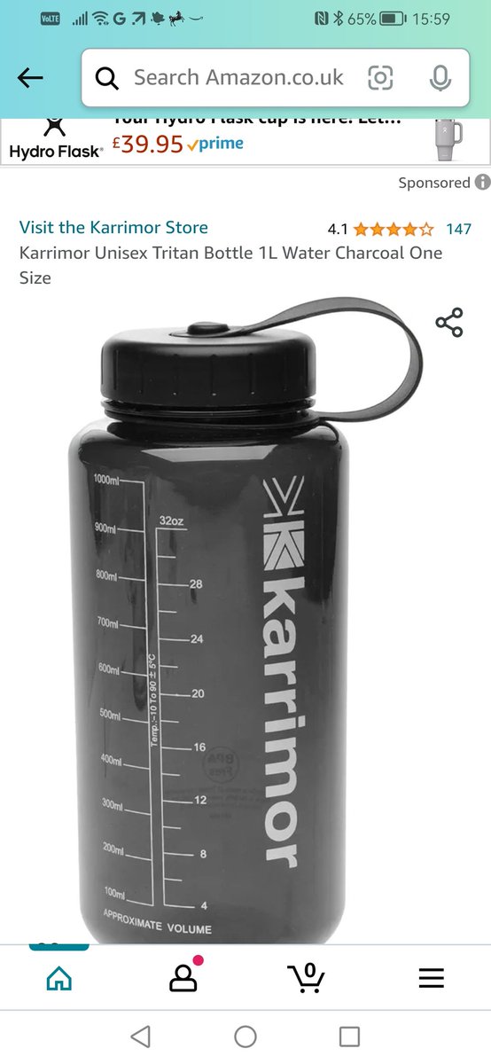 Thank goodness, a unisex water bottle! (PSA: If your water bottle is genitalia specific, you're definitely doing drinking wrong.)