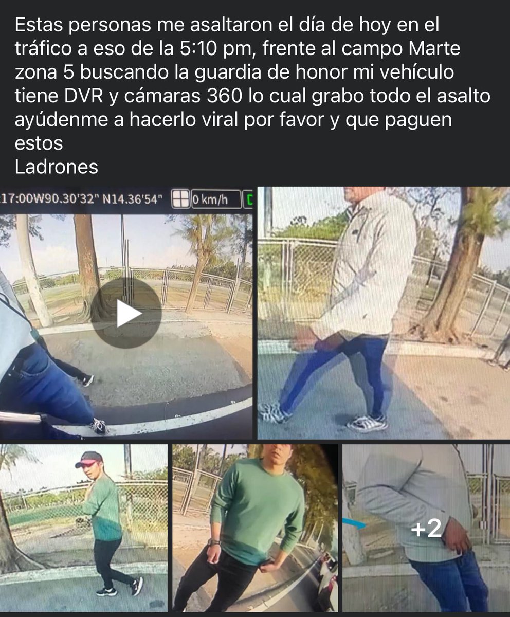 juanVictorCas1's tweet photo. 🚨URGENTE🚨URGENTE🚨

INVESTIGADORES CAPTURAN A LOS ASALTANTES DE CAMPO MARTE

Investigadores #PNC logran la captura de los asaltantes que hace una semana fueron evidenciados por una conductora en cercanías del campo Marte, zona 5 capitalina. En desarrollo https://t.co/xqlGuLg01M