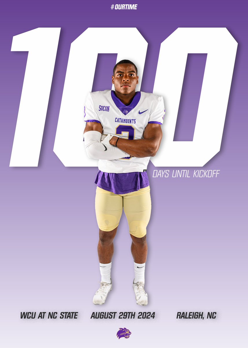 100 days away from kickoff⏳️ #LOTE #OurTime #CatamountCountry