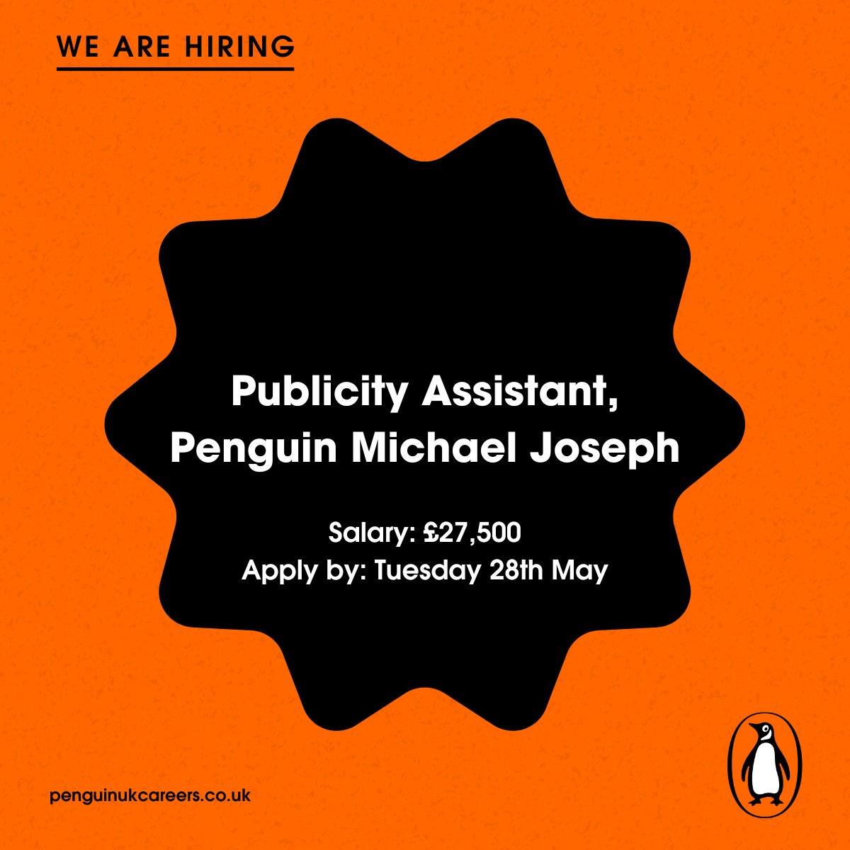 Are you a team player and creative problem solver? Do you want to support our talented publicists with their campaigns and events for some of the UK’s best-loved commercial fiction and non-fiction writers?

If you're ready to get stuck in on the admin, find more info and apply