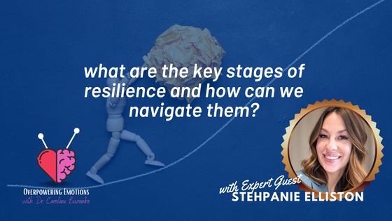 Today on #OverpoweringEmotions I dive into the stages of resilience with Stephanie Elliston. Discover how to navigate change, build resilience muscles, and support children through life's challenges. apple.co/3ysFijh #Resilience #EmotionalStrength #SelfAwareness