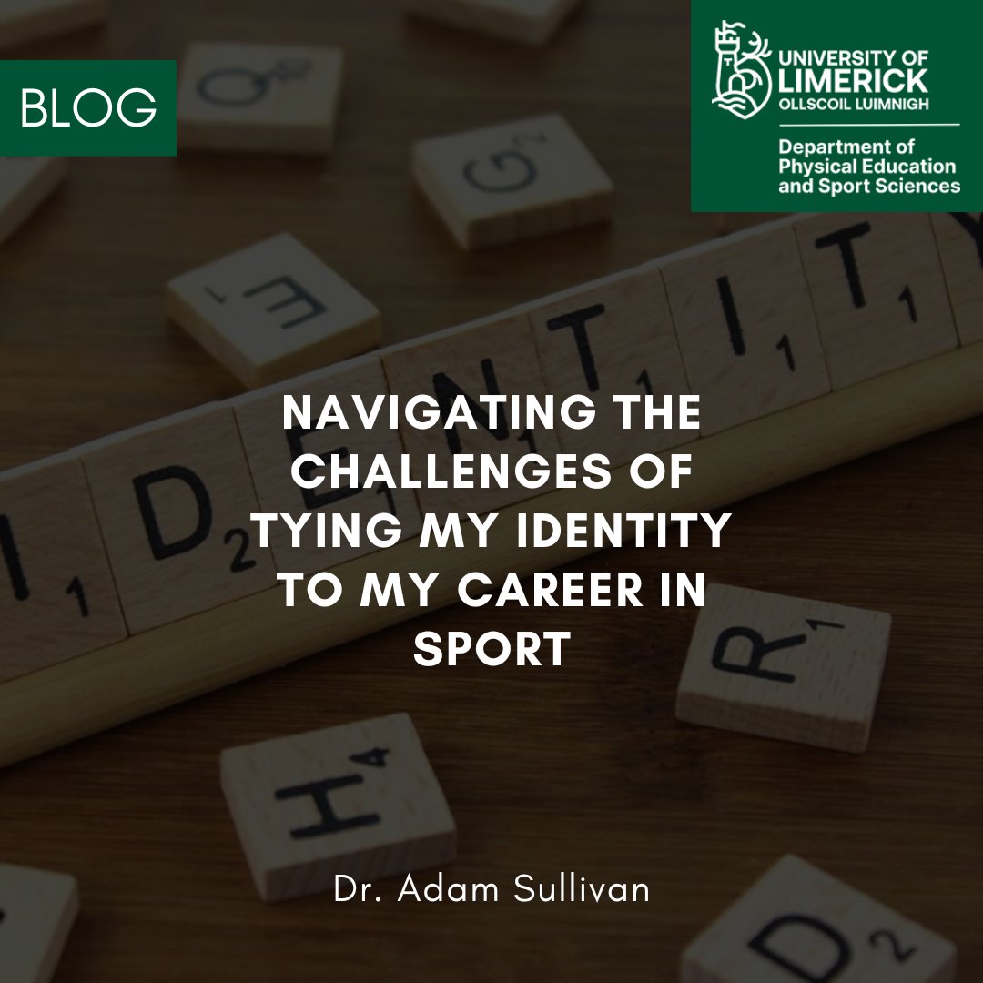 In today’s blog @adam89sullivan reflects on tying identity to his career in sport and finding balance through a recent experience in hiring a coach to help guide self-discovery.

Check out the blog ⬇️
pess.blog/2024/05/21/nav…

#ULResearch #ResearchImpact #StayCurious #PESSUL