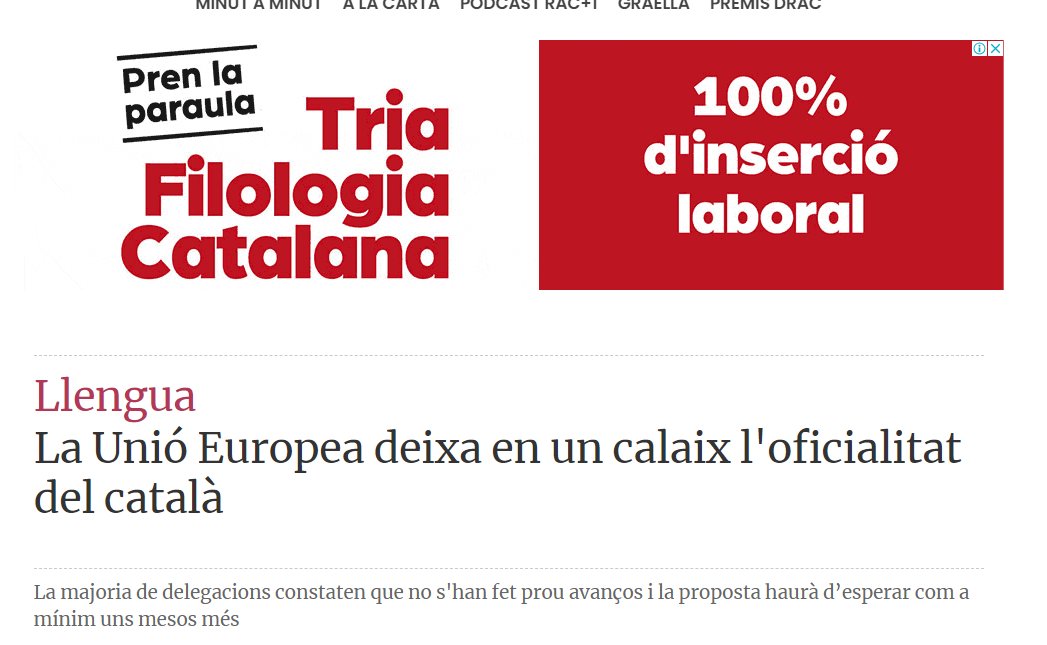 Com que no podem cremar l'algoritme de Google Ads haurem de cremar la Generalitat.